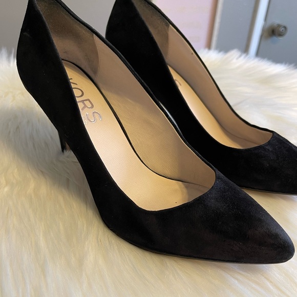 KORS by Michael Kors Black Suede High Heels 10M - Picture 5 of 11
